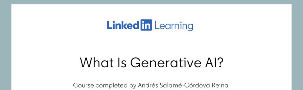 What Is Generative AI - LinkedIn Learning